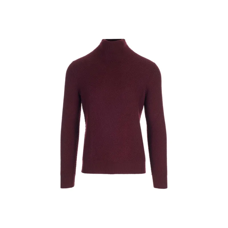 Tagliatore Long Sleeved Roll Neck Jumper-0