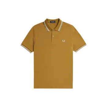 FRED PERRY Polo Shirt Men's Deep Caramel