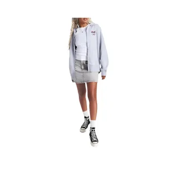 Converse Heart Tattoo Full Zip Oversized Hoodie