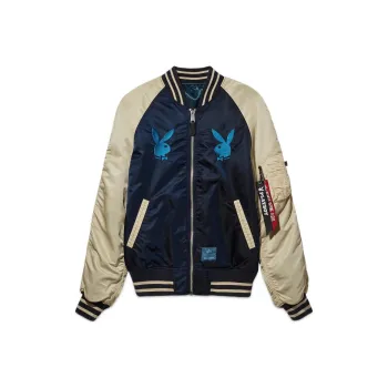 Playboy X Alpha Industries Jackets Unisex Blue