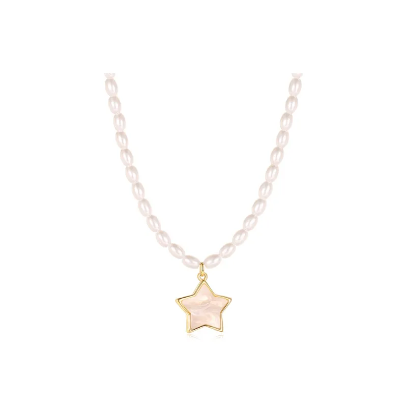 WAW Gold Plated Copper Necklaces Women's-0