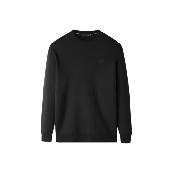 HLA Cashmere Crew Neck Soft And Warm Casual Embroidered Knitwear Men's