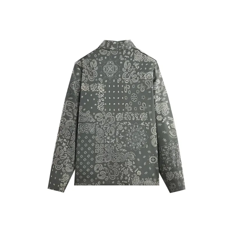 KITH Flocked Deconstructed Bandana Coaches Jacket-1