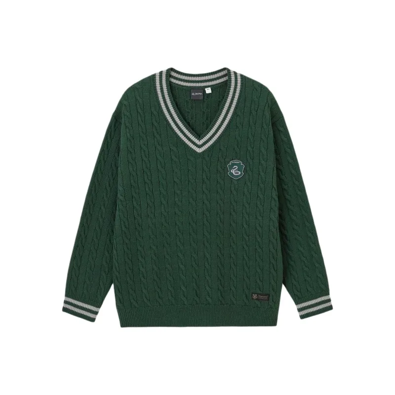 GU Harry Potter Collaboration Sweaters Men Dark Green-0