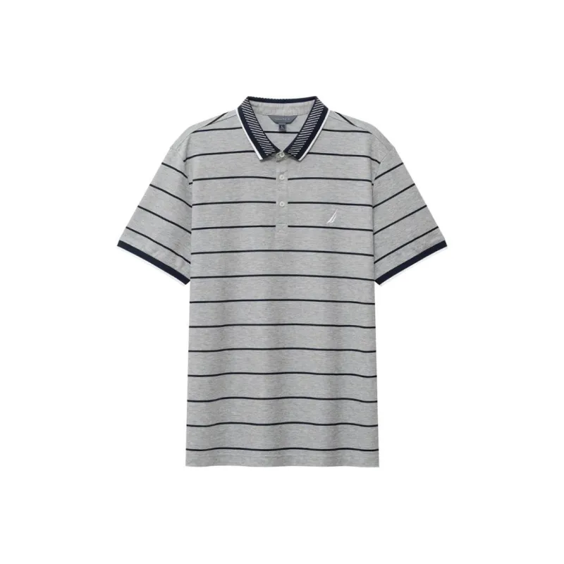 NAUTICA Polo Shirt Men's Heather Gray-0