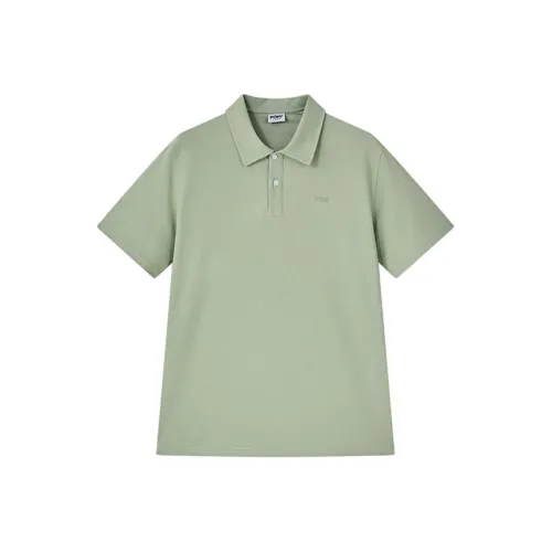 PONY Polo Shirt Men's Gray Green