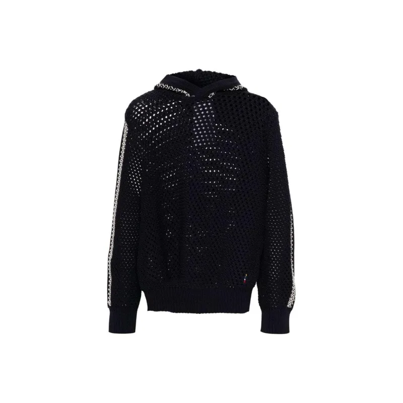 Orlebar Brown Kirk Open-knit Hooded Jumper-0
