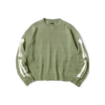 Kapital Knit Bone Crew Sweater