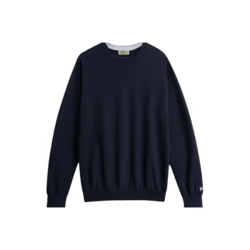 WOOLRICH Logo Embroidered Crewneck Jumper