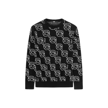 KARL LAGERFELD FW23 Sweater Men's Black