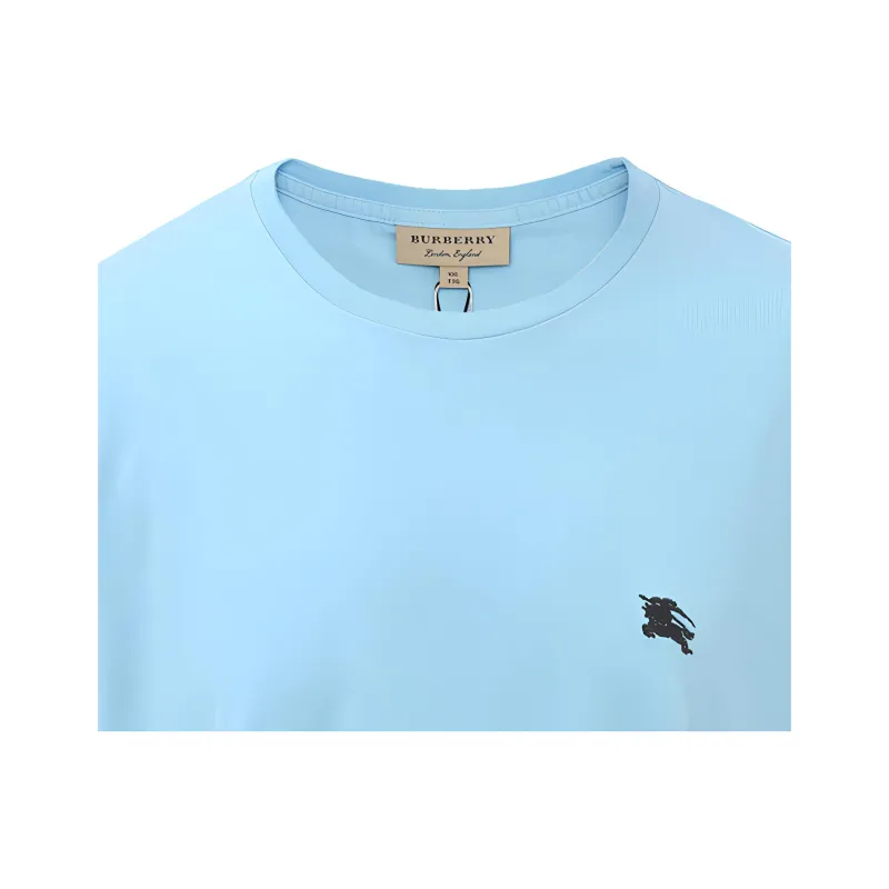 Burberry T Shirts Men Light Blue-2