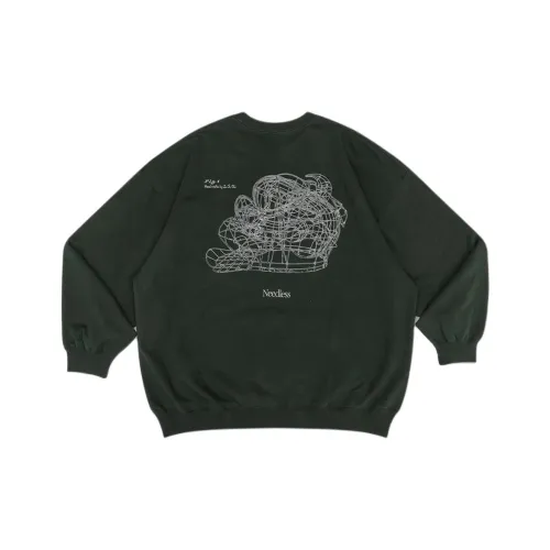 Needles GROCERY Collaboration Sweaters Unisex Dark Green