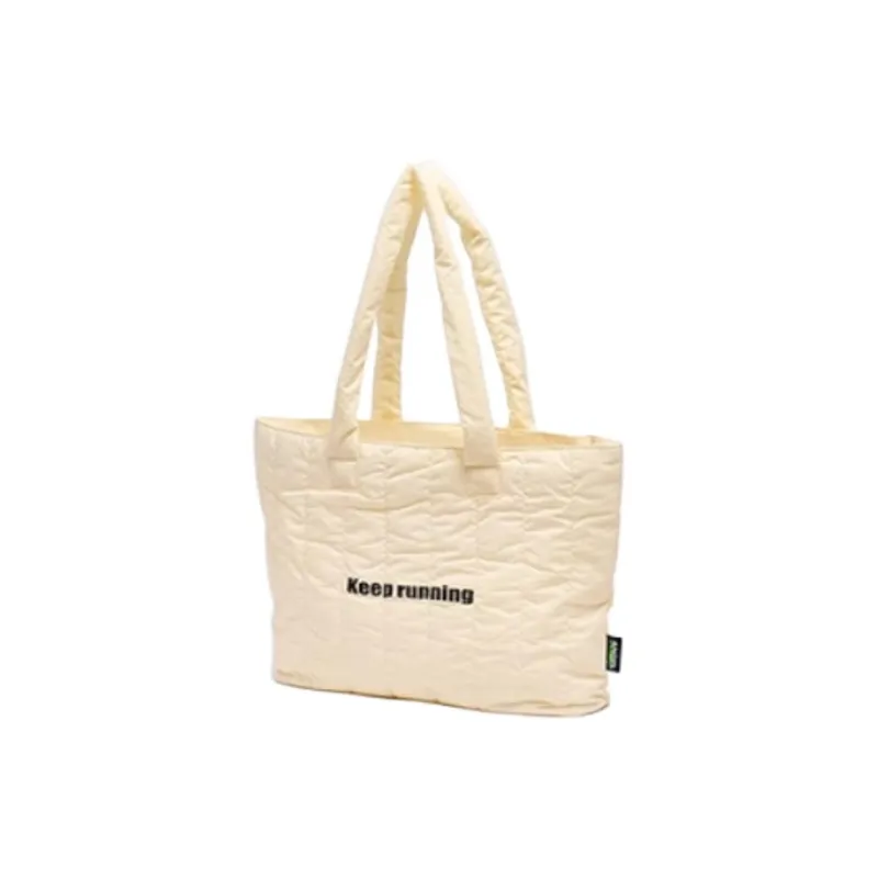 Three Blessings Fabric Tote Bag, Shopping Bag, Shoulder Bag Medium Size Women's Black/White-5