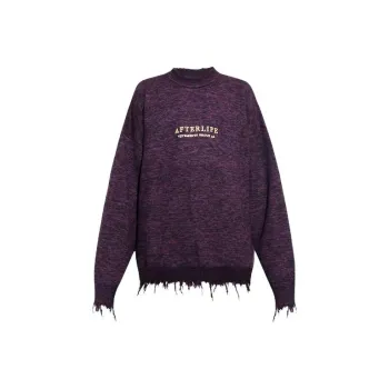 Vetements Afterlife Destroyed Knitted Sweater