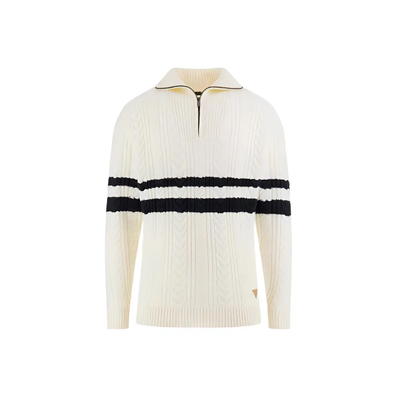 GUESS Sweater Men's Ivory White-0