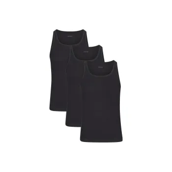 SKIMS COTTON MENS RIB TANK 3 PACK Tank Top Men's 3 Pack ONYX/Onyx