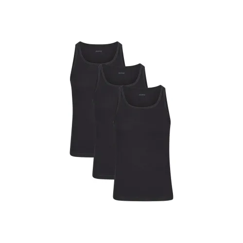 SKIMS COTTON MENS RIB TANK 3 PACK Tank Top Men's 3 Pack ONYX/Onyx