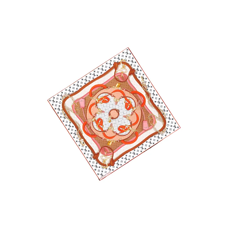 LOUIS VUITTON Flower And Straps Square 70-2