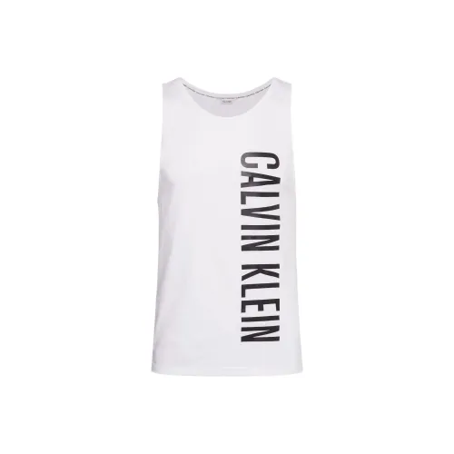 CALVIN KLEIN Tank Tops Europe Version Men's White