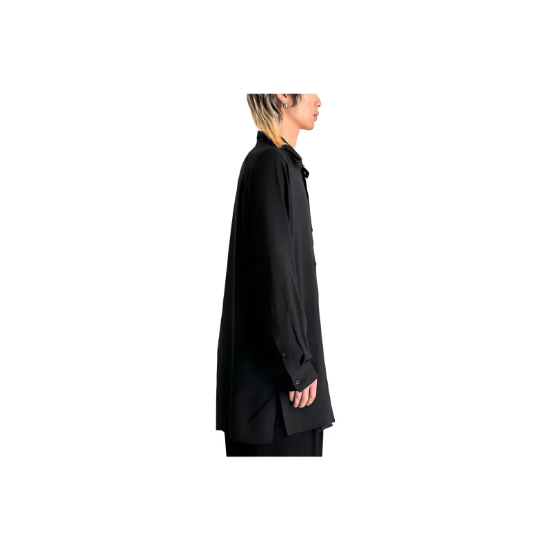 Yohji Yamamoto Long Sleeved Button Up Shirt-4