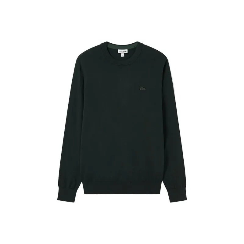 LACOSTE Logo-appliqué Wool Jumper-0