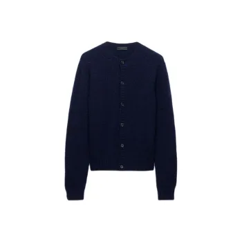 PRADA Shetland Crewneck Cardigan
