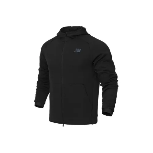 New Balance Jackets Men Black