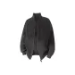 [Knitted Fabric Cardigan]Dark Gray (Solid Color)