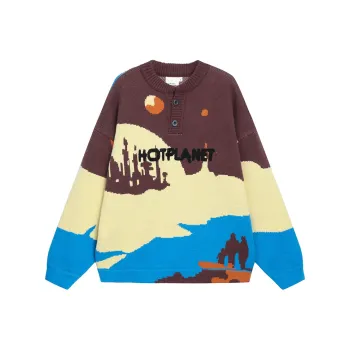 HOTPLANET Sweater Moon Civilization Men's