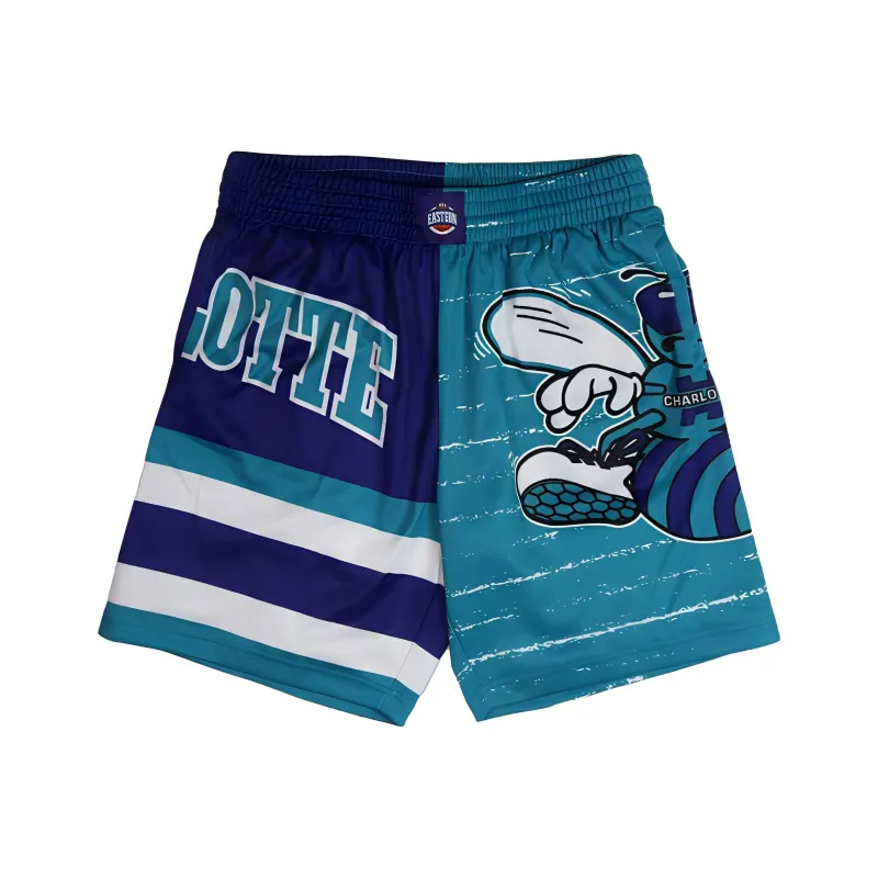 Mitchell Ness Basketball Shorts Unisex Blue-1