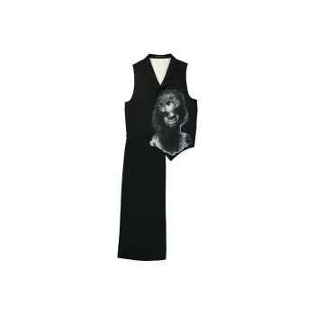 Yohji Yamamoto Artistic print Asymmetric Waistcoat