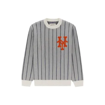 AIME LEON DORE X New York Mets Pinstripe Sweater