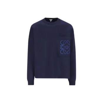 LOEWE Logo Intarsia Crewneck Jumper