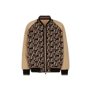 FENDI Jackets & Coats Men's Brown