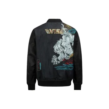 EVISU Jackets Men Denim Blue/Black