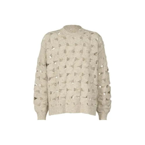 ISSEY MIYAKE Wool Nest Knit Knitwear Men's Ecru