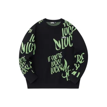 Anta Life Collection Knitwear Unisex Basic Black/Lucky Green