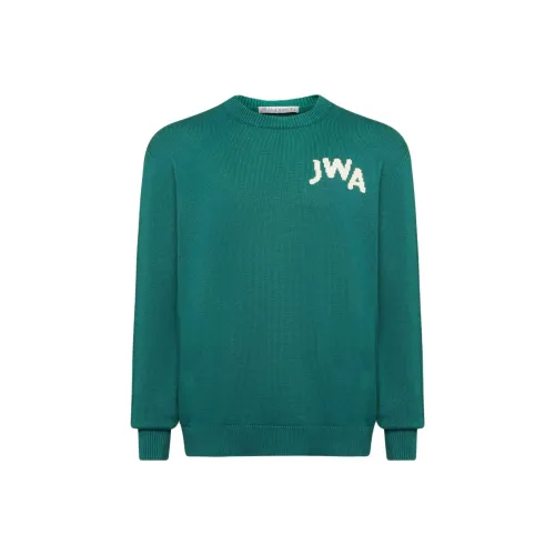 JW Poplin Intarsia Logo Jumper
