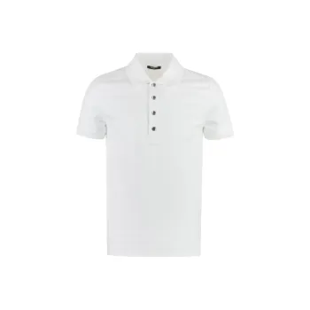 BALMAIN Polo Shirts Men White