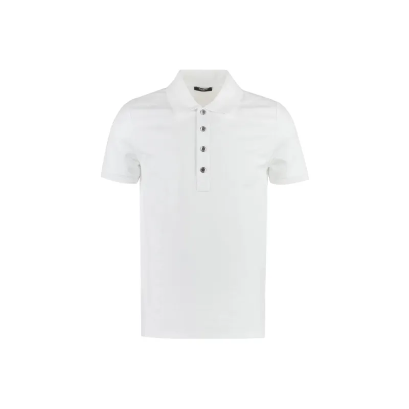 BALMAIN Polo Shirts Men White-0