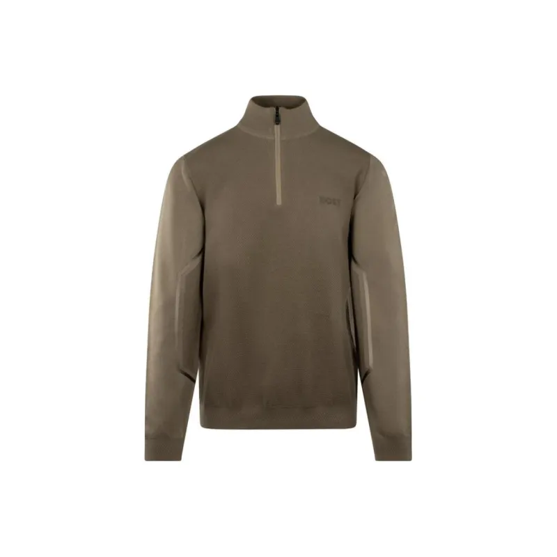 HUGO BOSS HUGO BOSS Zip Neck Regular Fit Sweater-0