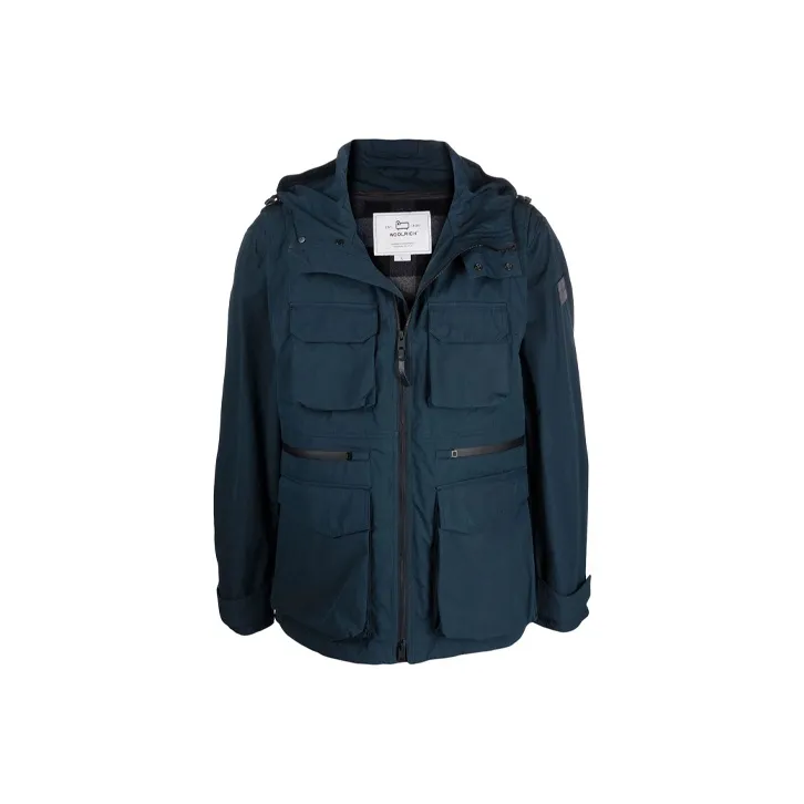 WOOLRICH Jackets Men Blue-0