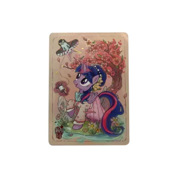 KAYOU My Little Pony, Volume 7 Of The Bright Moon Bag, Twilight Sparkle Princess SGR Card IP/Anime Cards 1 Pc