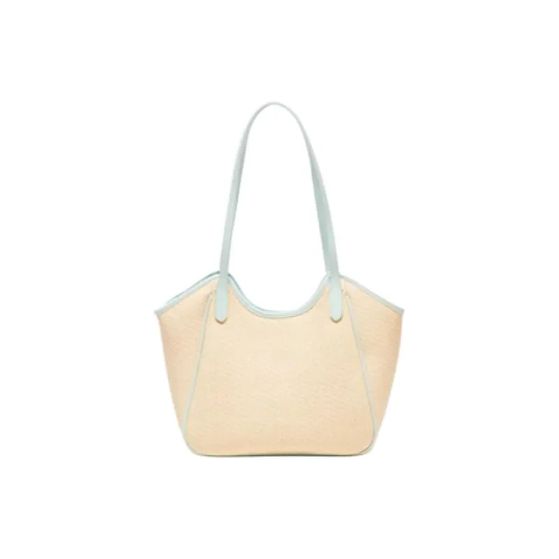 Three Blessings PU Tote Bag, Shopping Bag, Handbag, Shoulder Bag Medium Size Women's Multicolor-10