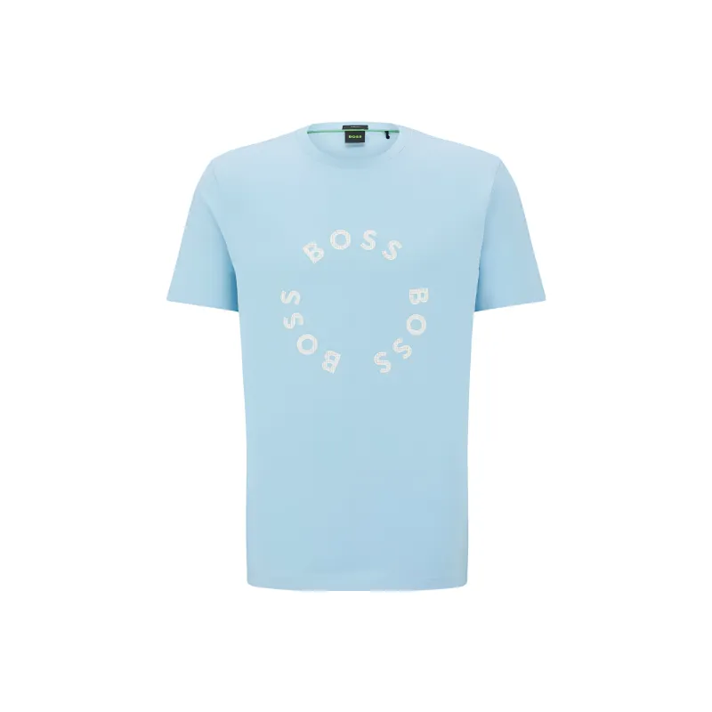 HUGO BOSS T Shirts Men Light Blue-0