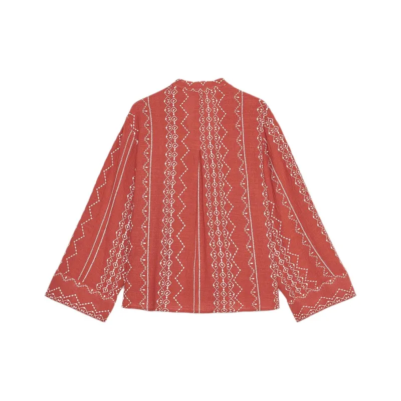 ZARA Shirts Women's Brick Red-1