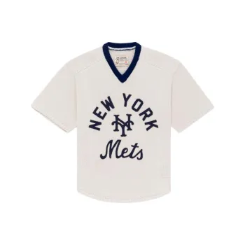 AIME LEON DORE X New York Mets Short Sleeve Knit Sweater