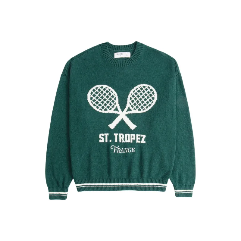 Hollister Sweaters Men Green-0