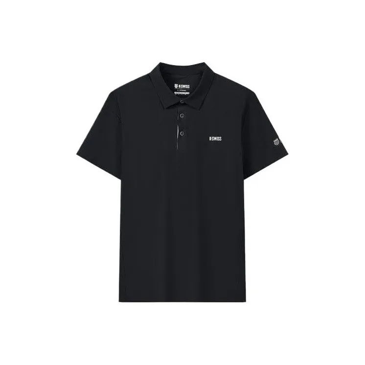 K·SWISS Polo Shirts Men Black-0