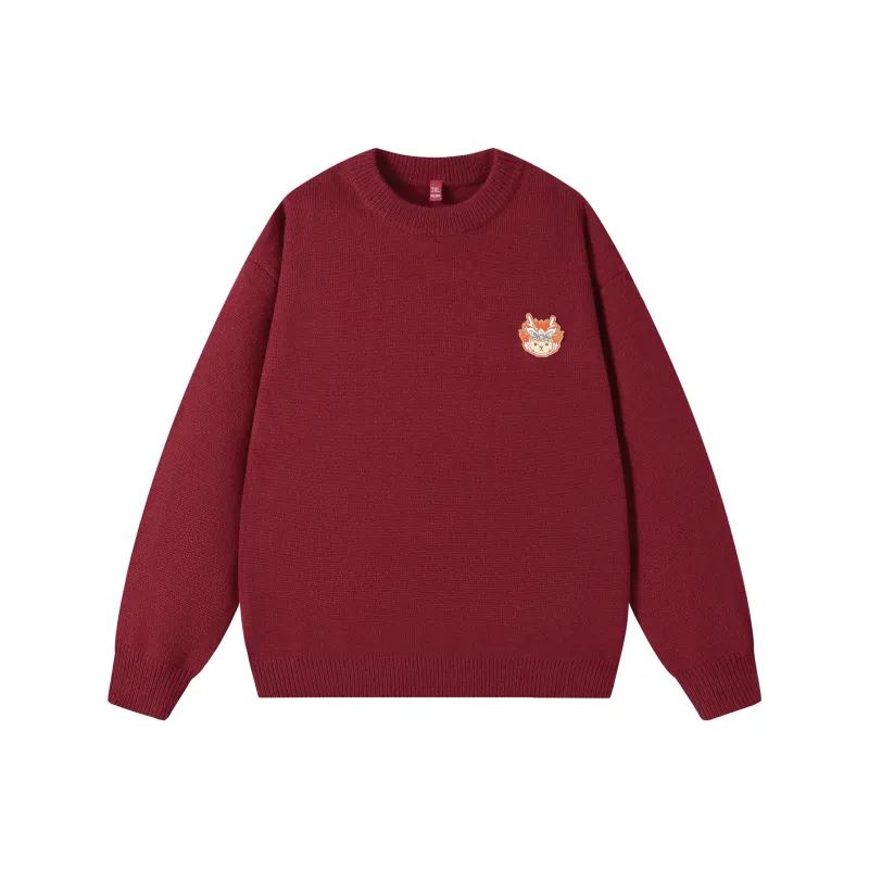 Teddy Bear Collection Year Of The Dragon Limited Series Sweater Unisex Red-0